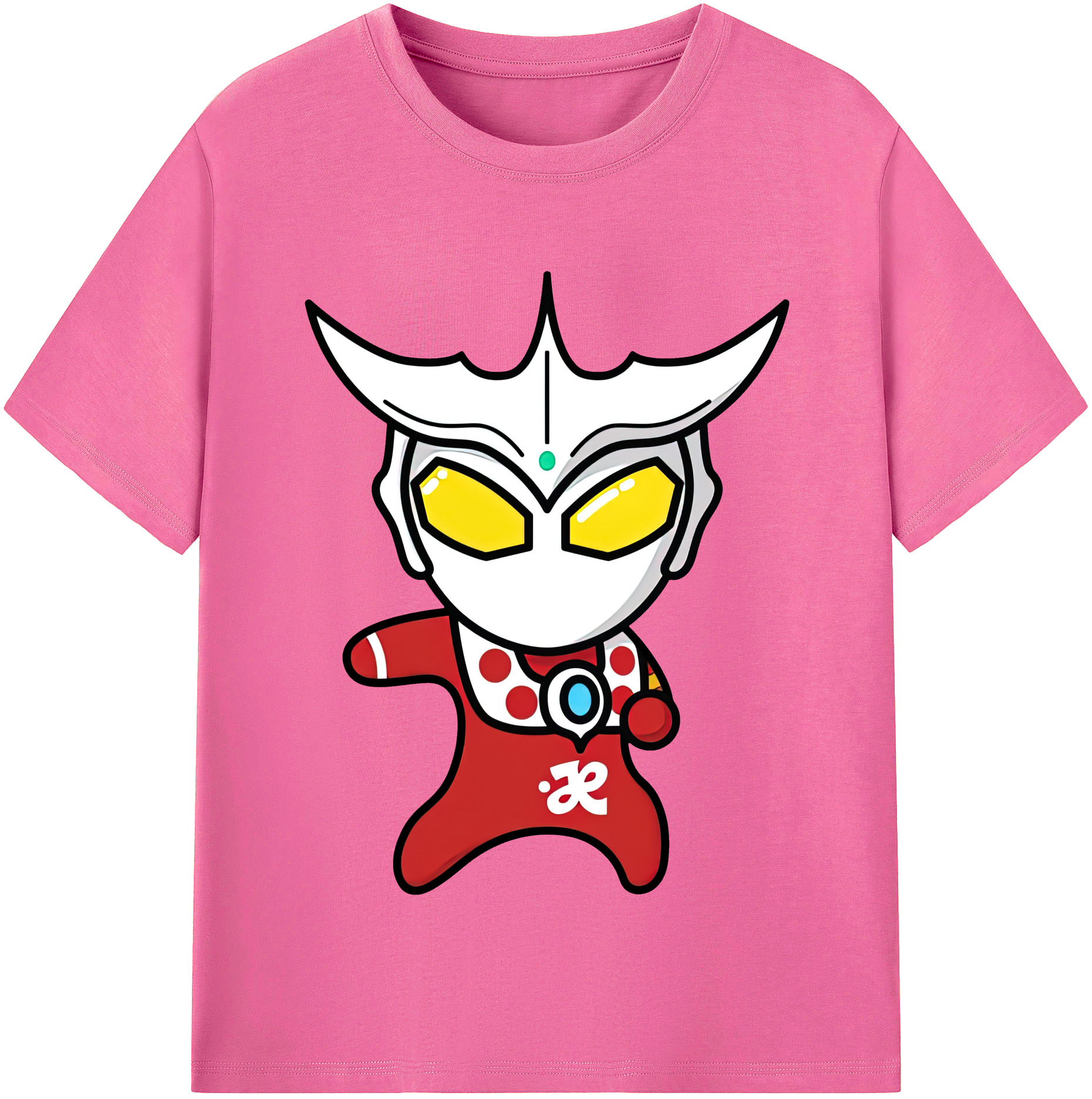 （画像用） ウルトラマン Ultraman レディースカジュアルプリントTシャツ（綿100％）